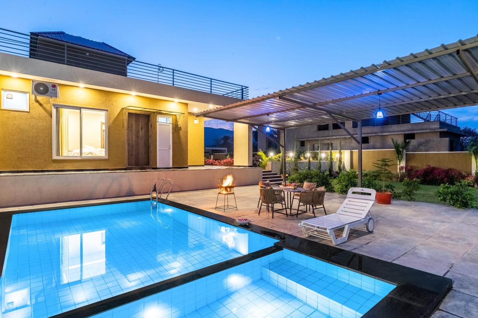 Villa Elivaas 2 Bhk Pet Friendly With Pvt Pool - Heaven In Hill