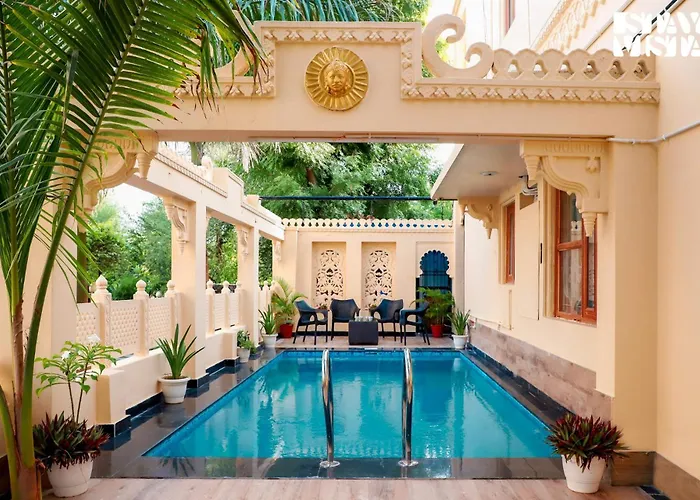Udaikot By Stayvista, A Hill-View Villa Adorned With Heritage Decor, Offering A Terrace, Lawn & Indoor Games For A Perfect Retreat
