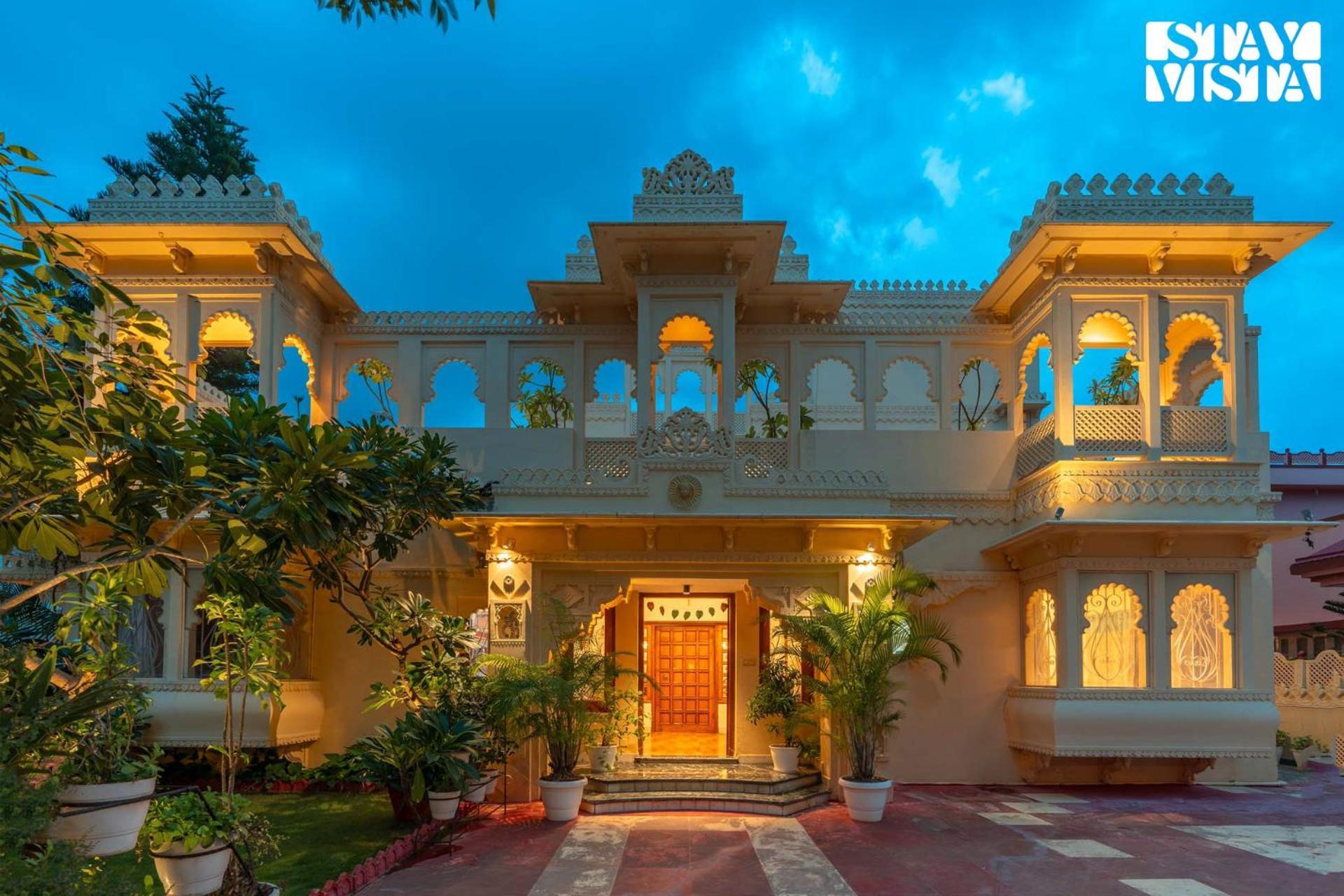 Villa Udaikot By Stayvista: Heritage Hill-view With Terrace & Games