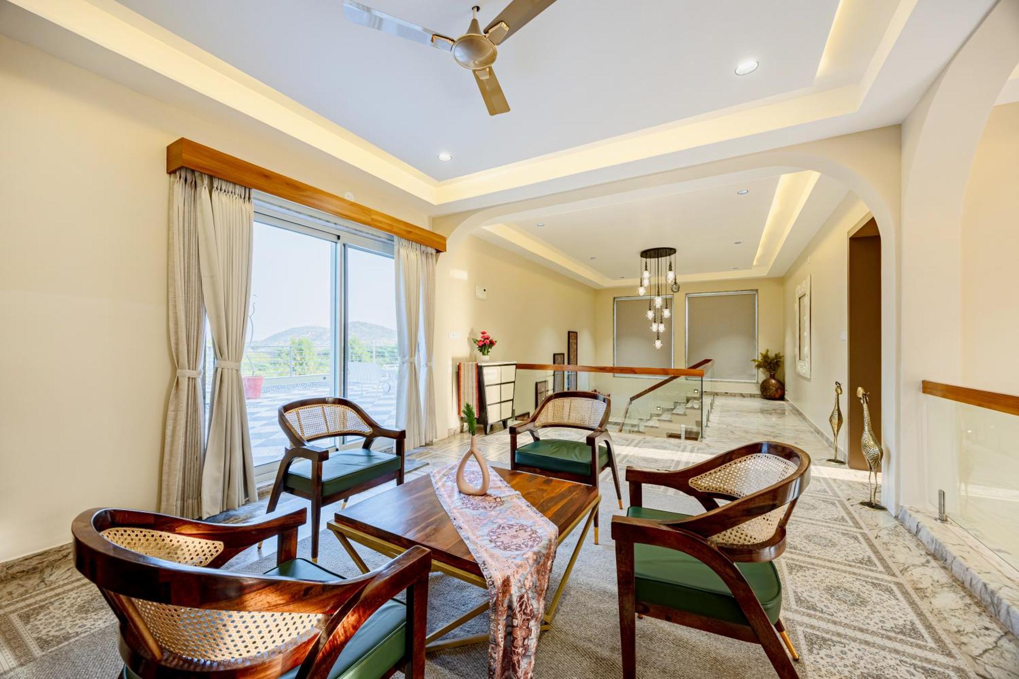 Elivaas Heaven In Hills Mountara 3 Bhk With Lounge & Pvt Pool * Udaipur