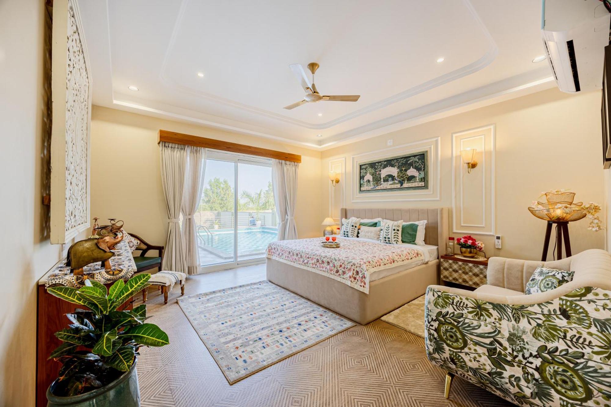 Elivaas Heaven In Hills Mountara 3 Bhk With Lounge & Pvt Pool * Udaipur