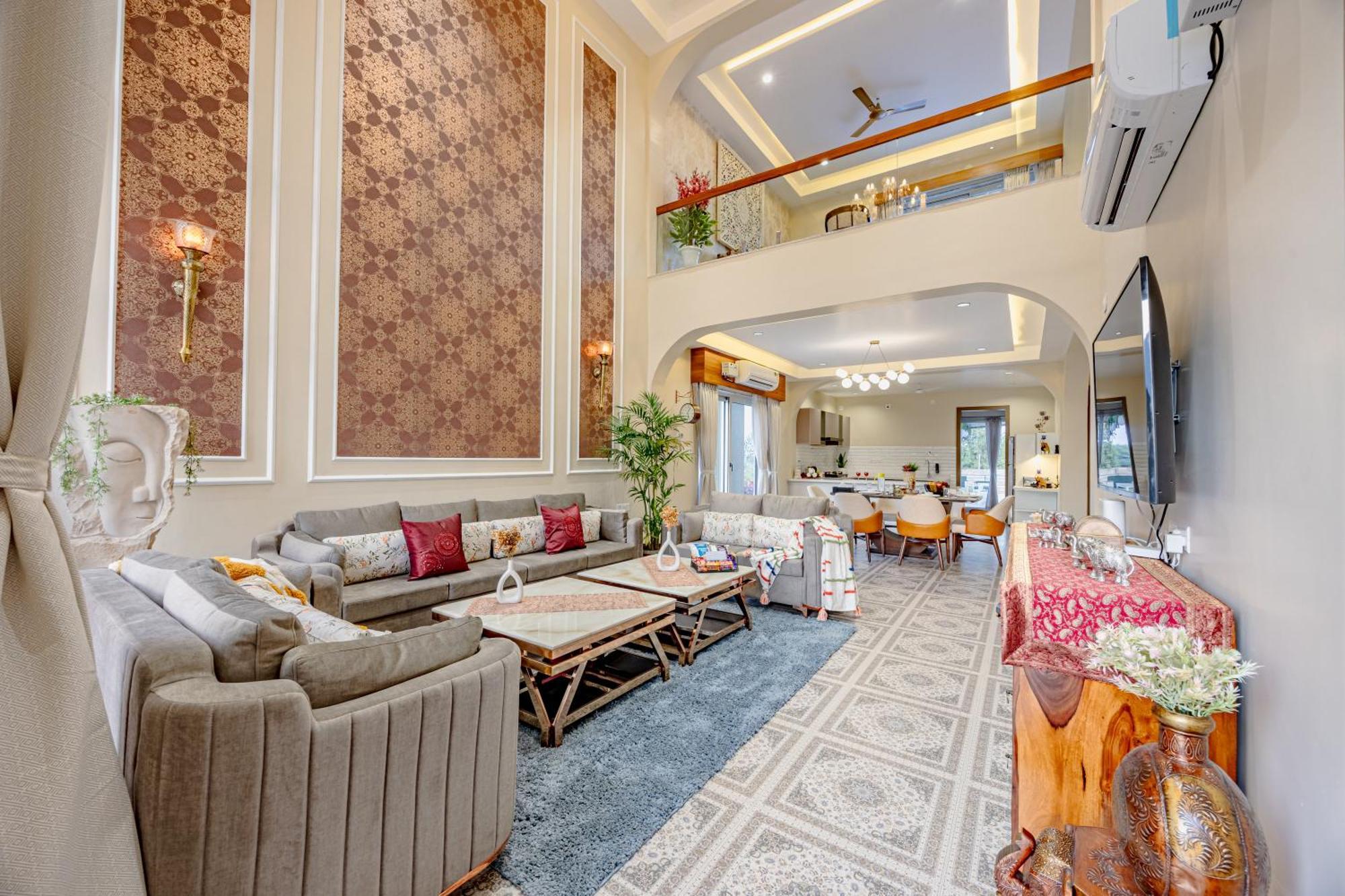 Villa Elivaas Heaven In Hills Mountara 3 Bhk With Lounge & Pvt Pool Udaipur