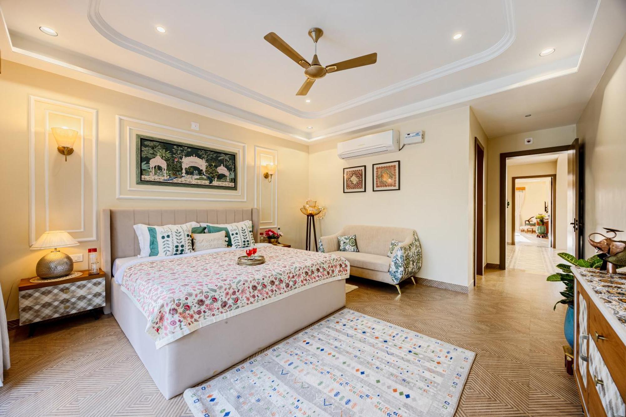 Elivaas Heaven In Hills Mountara 3 Bhk With Lounge & Pvt Pool Villa Udaipur