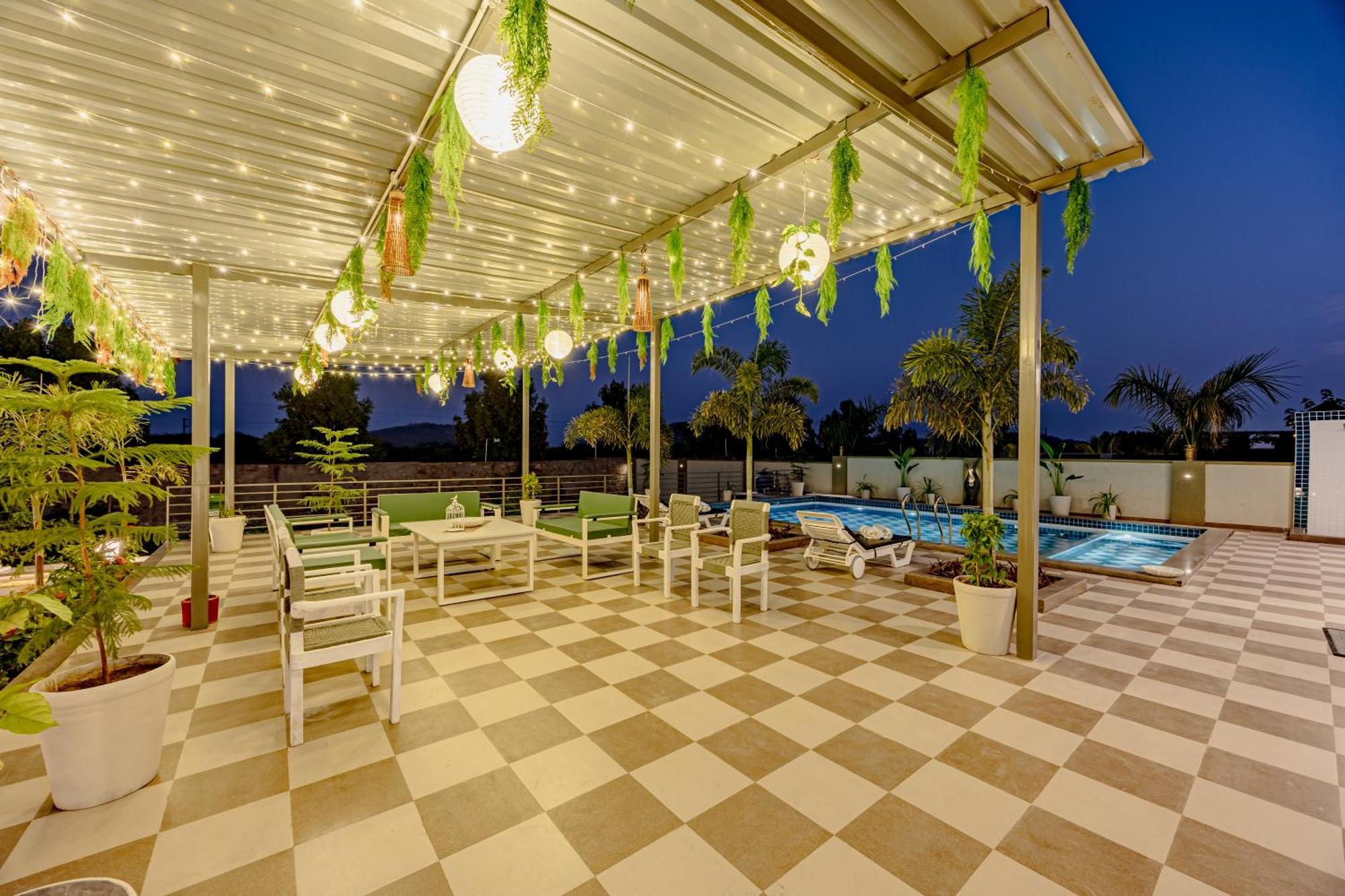 Villa Elivaas Heaven In Hills Mountara 3 Bhk With Lounge & Pvt Pool *