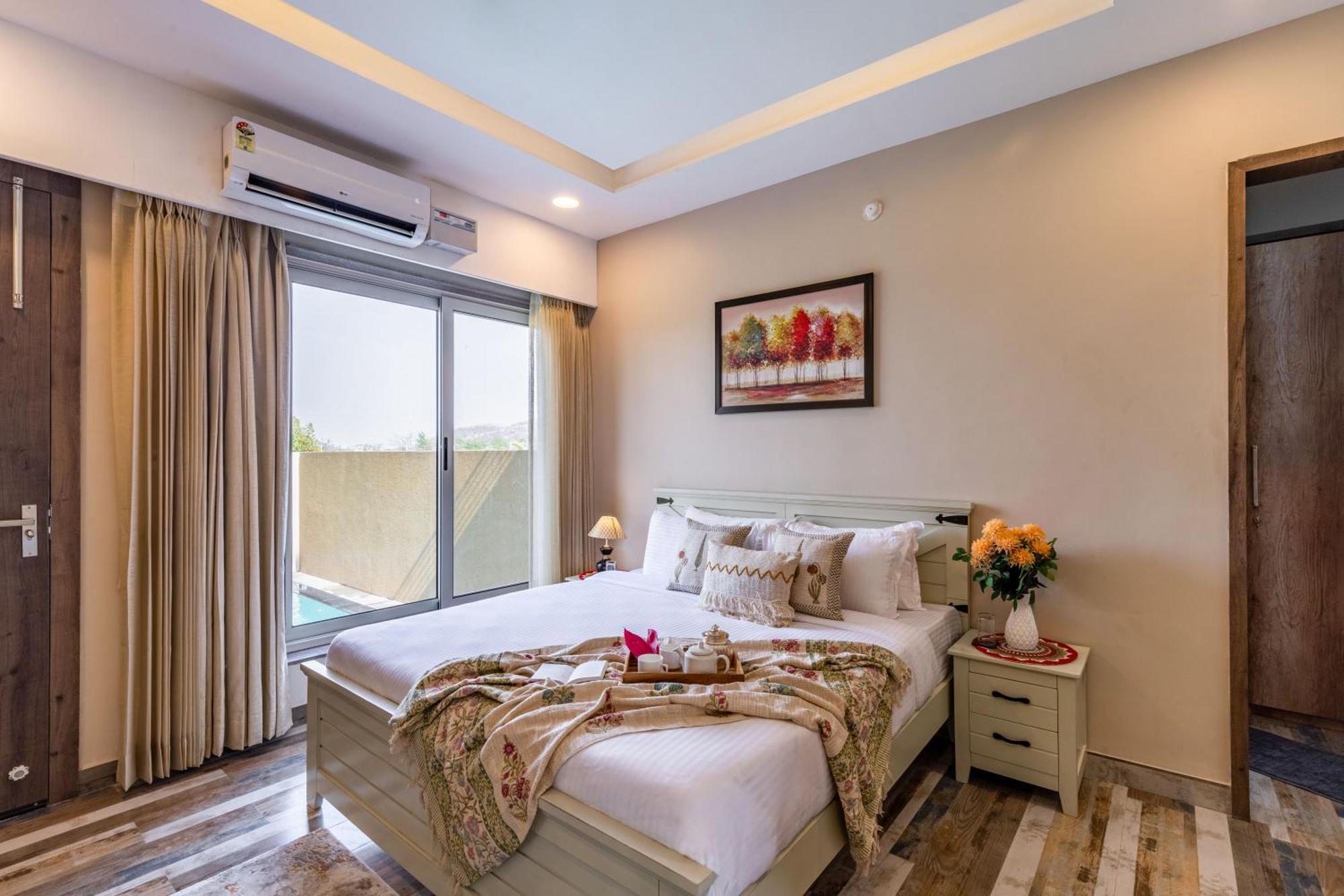 Elivaas 2 Bhk Pet Friendly With Pvt Pool - Heaven In Hill * Udaipur